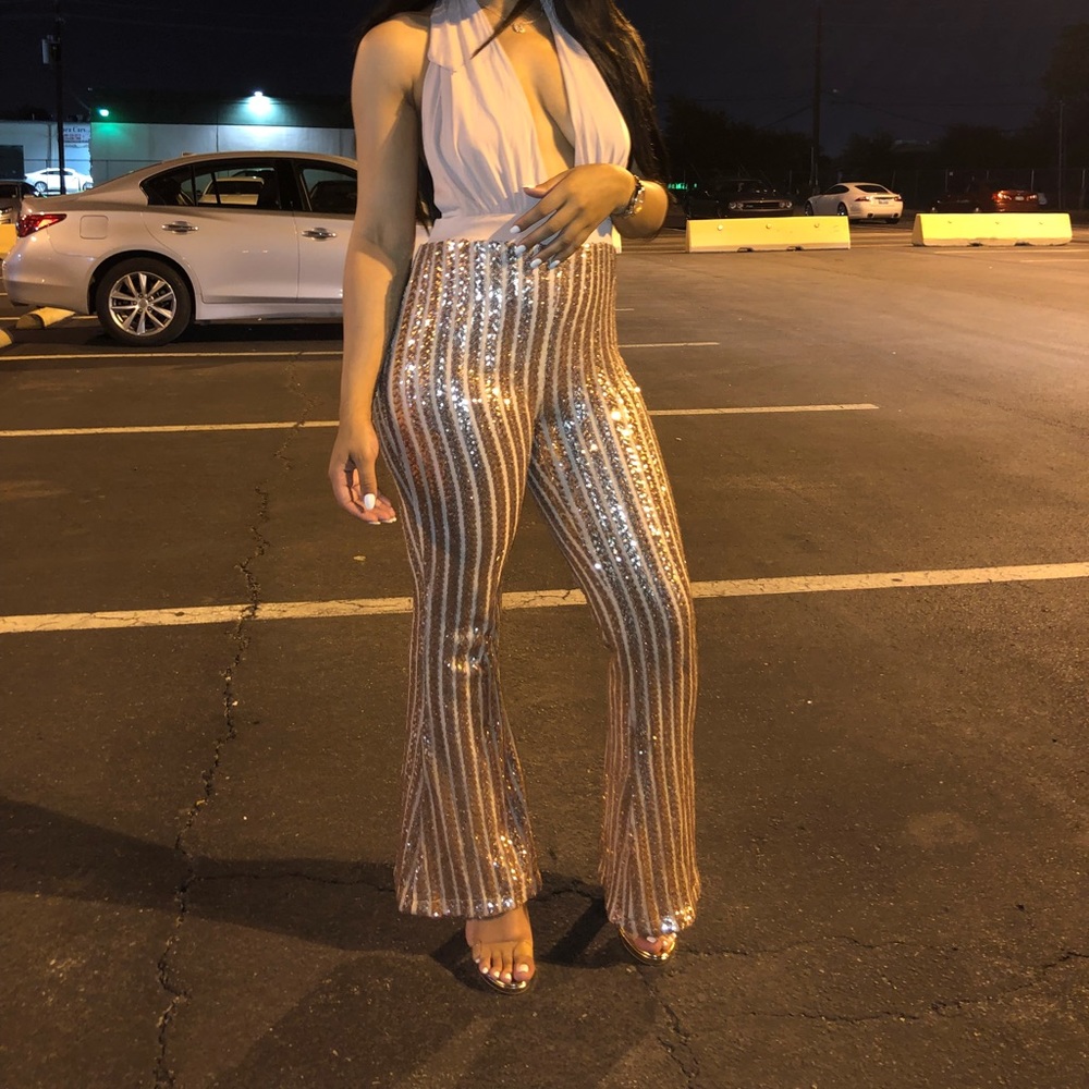 Mauve Bellbottom Jumpsuit